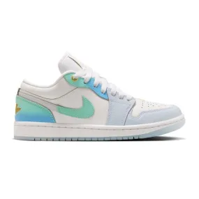 Nike women's air jordan 1 low se (emerald rise/ white/ white/ football grey) sizes 5-12 fn8899-131