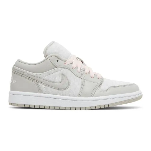 Nike women's air jordan 1 low se (light iron ore/ grey/ light iron ore/ white/ atmosphere) sizes 6-1