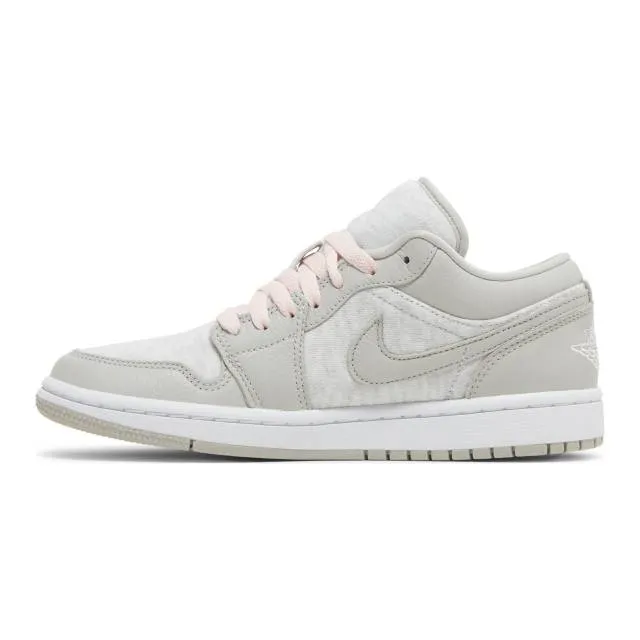 Nike women's air jordan 1 low se (light iron ore/ grey/ light iron ore/ white/ atmosphere) sizes 6-1