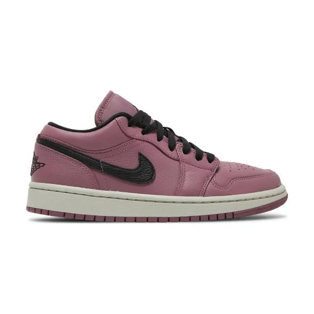 Nike women's air jordan 1 low se (light mulberry/ light bone/ bla