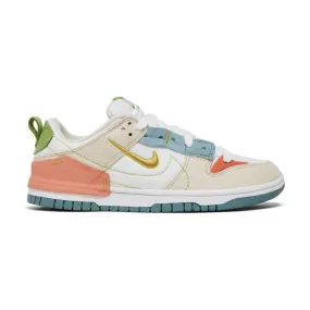 Nike women's dunk low disrupt 2 (easter/ white/ tan/ orange) sizes 6-10 dv3457-100