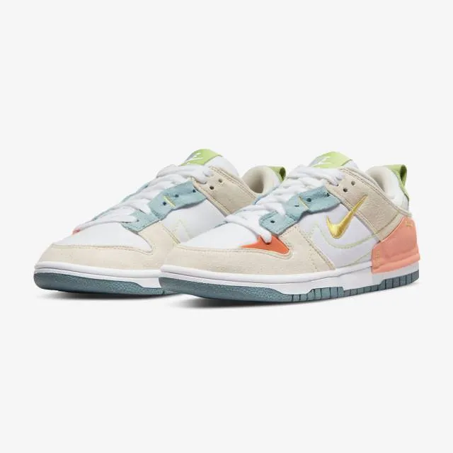 Nike women's dunk low disrupt 2 (easter/ white/ tan/ orange) sizes 6-10 dv3457-100