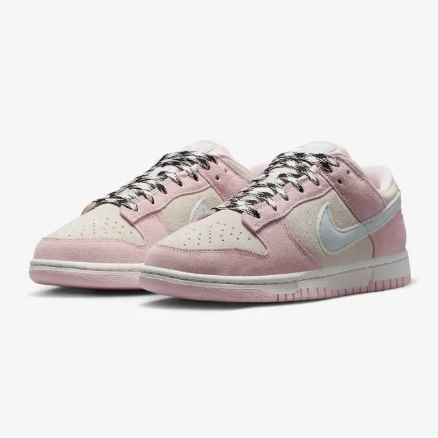 Nike women's dunk low lx (pink foam/ pure platinum/ phantom/ white) sizes 6-10 dv3054-600