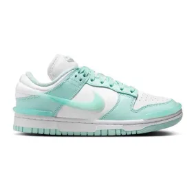 Nike women's dunk low twist (jade ice/ summit white/ jade ice) men us 8-13 dz2794-101