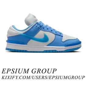 Nike women's dunk low twist (university blue/ photon dust/ university blue/ white) sizes 5-12 dz2794-002