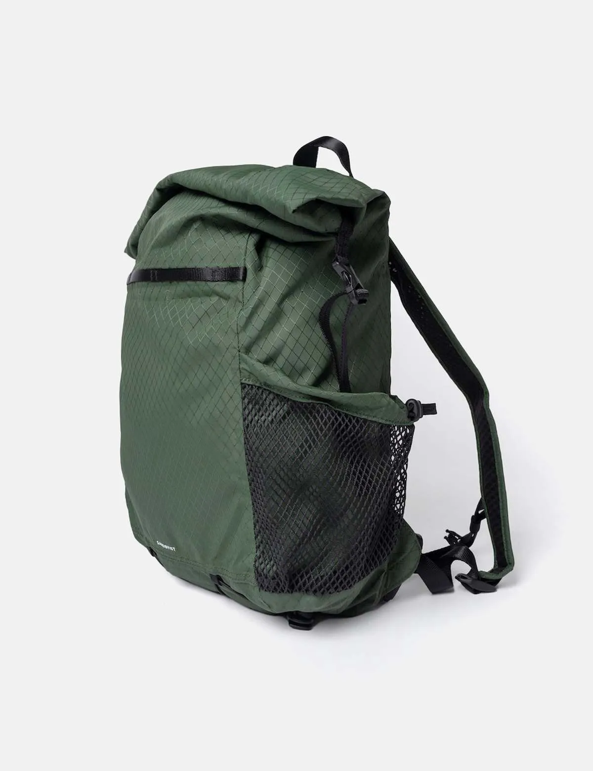 Nils Recycled Rolltop Backpack - Dawn Green