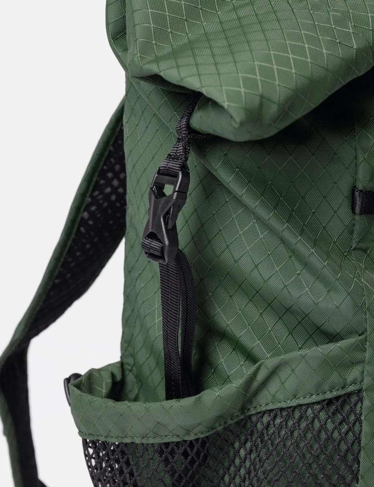 Nils Recycled Rolltop Backpack - Dawn Green