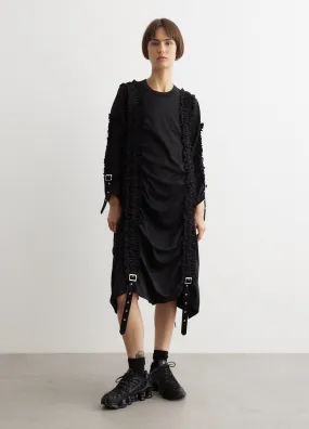 Noir Kei Ninomiya -  Jersey Ruffle Dress - Dress