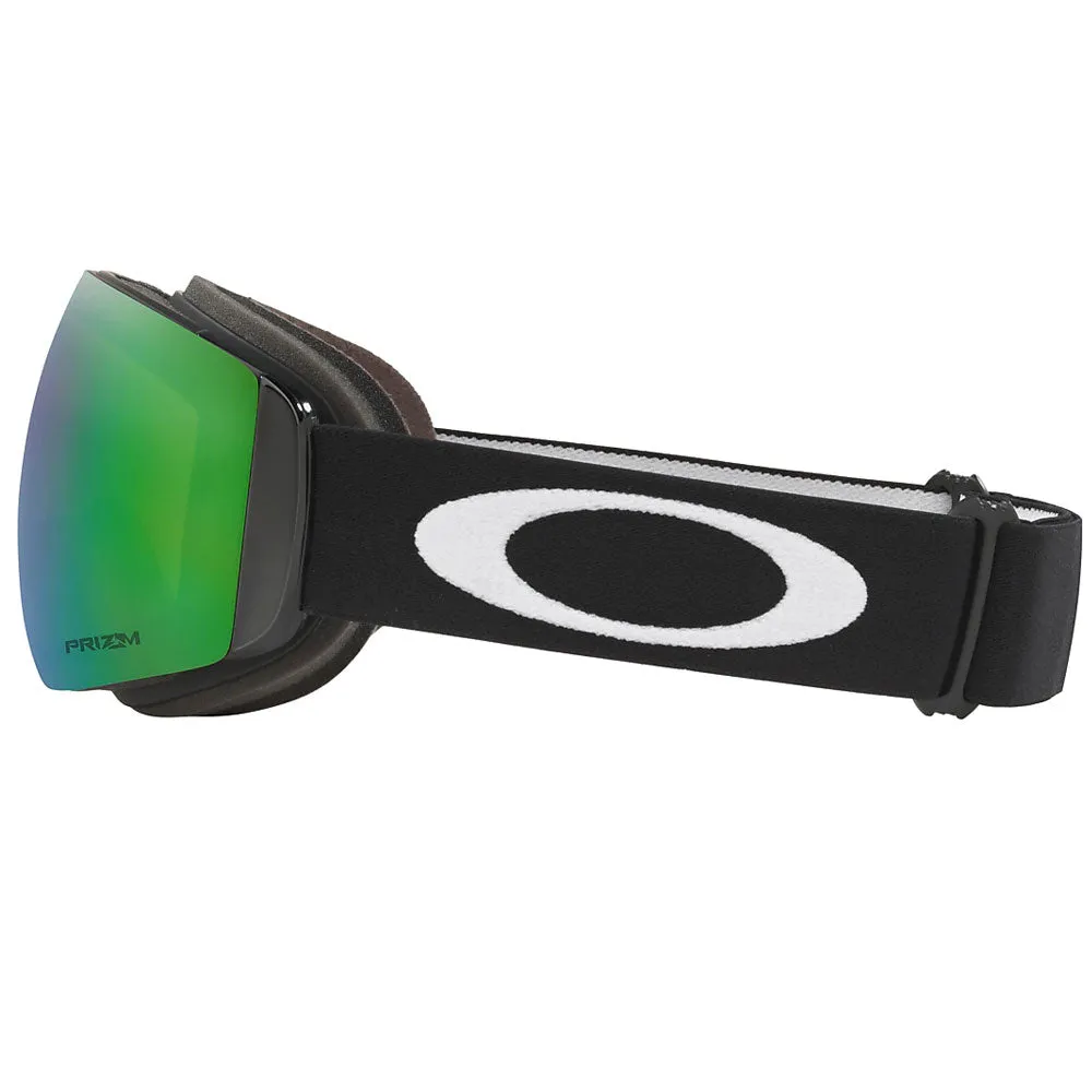 Oakley Flight Deck M Snow Goggles - Black With Prizm Jade Lens