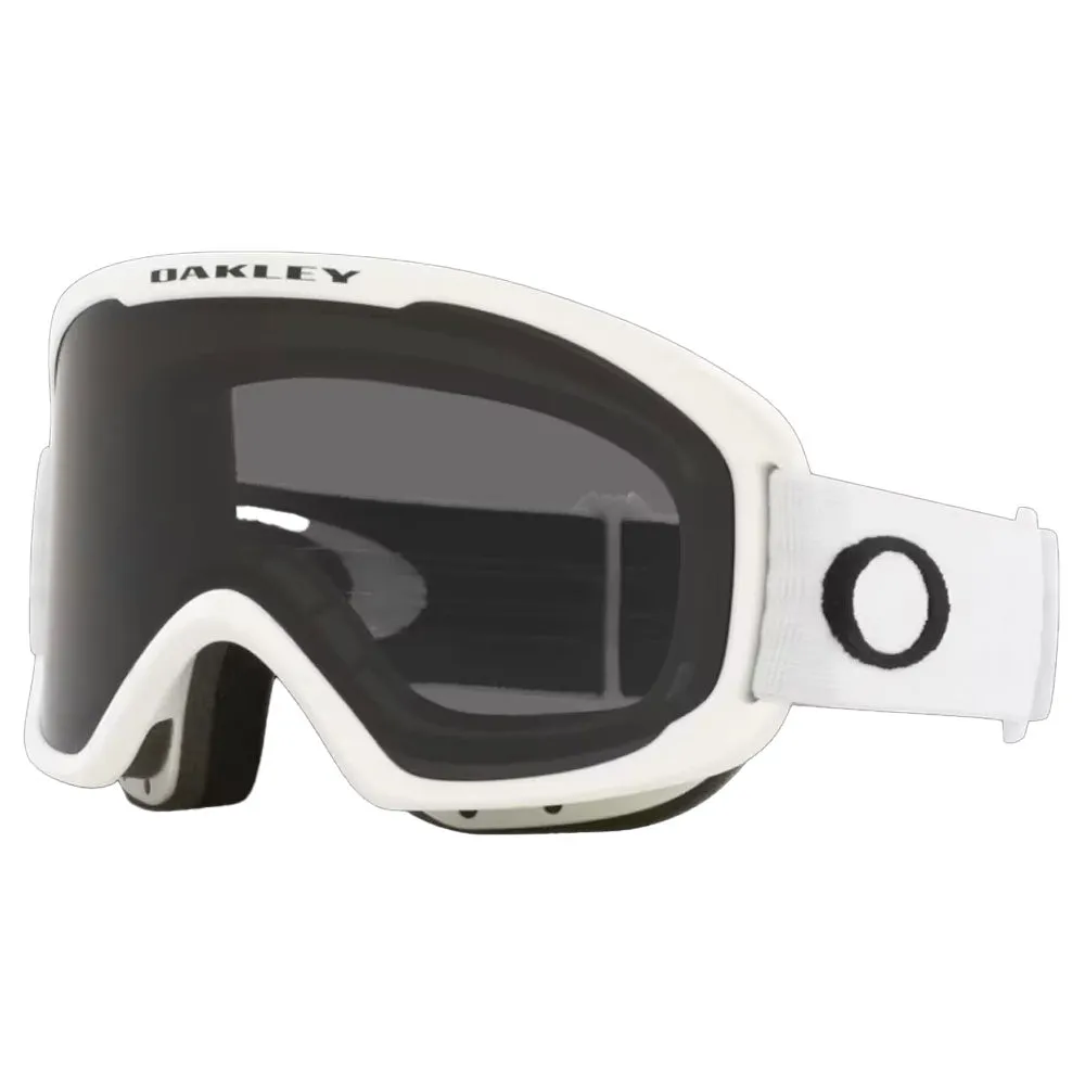 Oakley O Frame 2.0 Pro M Snow Goggles - White With Dark Grey Lens