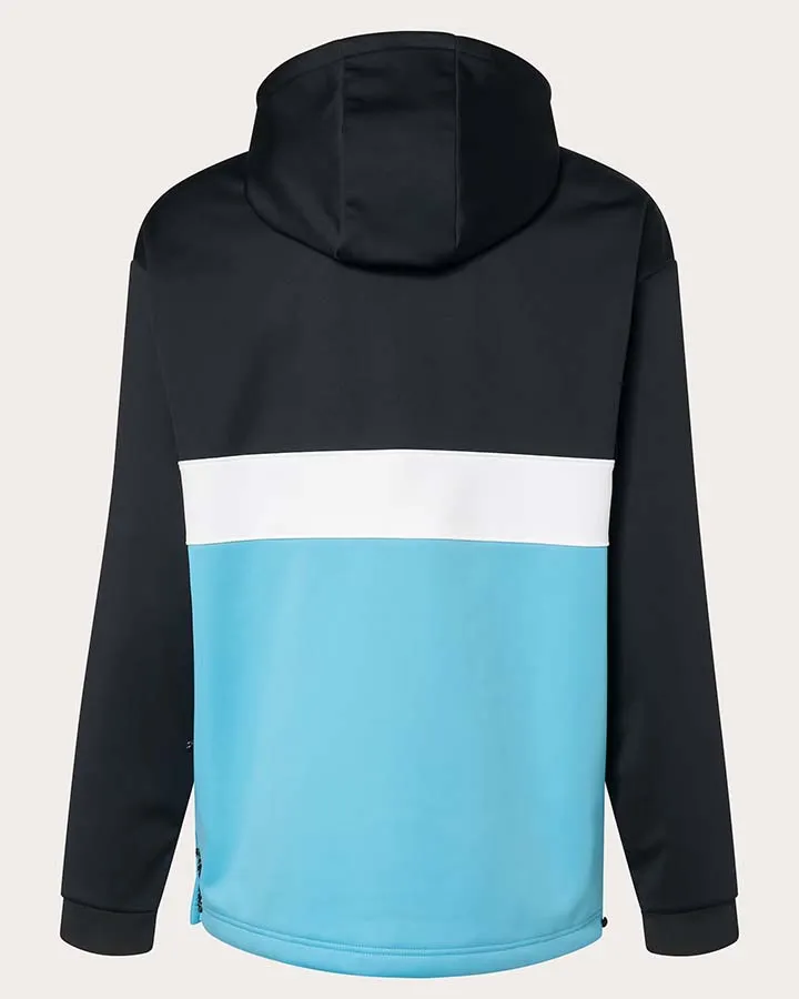 Oakley Tnp Nose Grab Softshell Hoodie - Black/Bright Blue