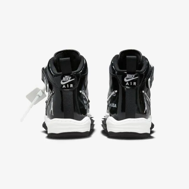 Off-white x nike air force 1 mid (sheed/ black/ white) men u