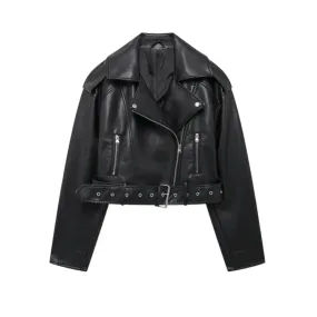 Onyx Street Faux Leather Jacket