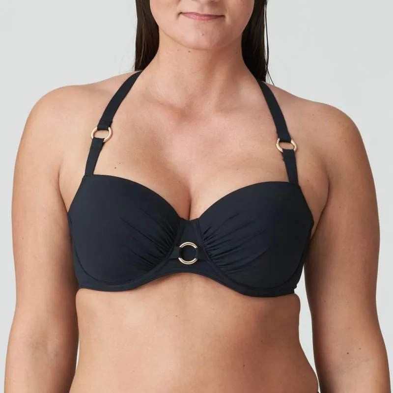 Padded Black Bikini- Unas1 Primadonna Discount- Bikini plus size padded       2024 Hannover