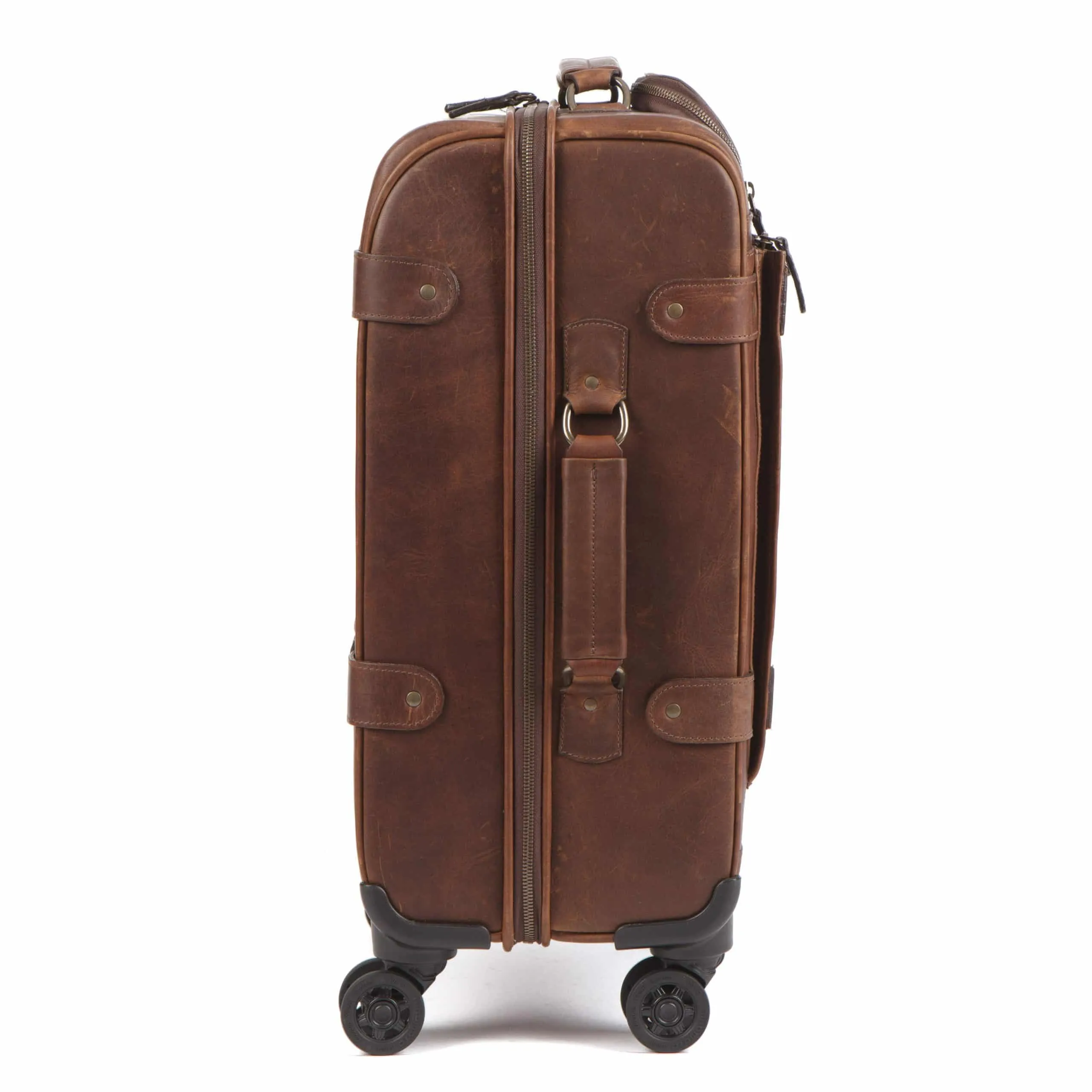 Parker Carry-On Suitcase in Baldwin Oak by Moore & Giles