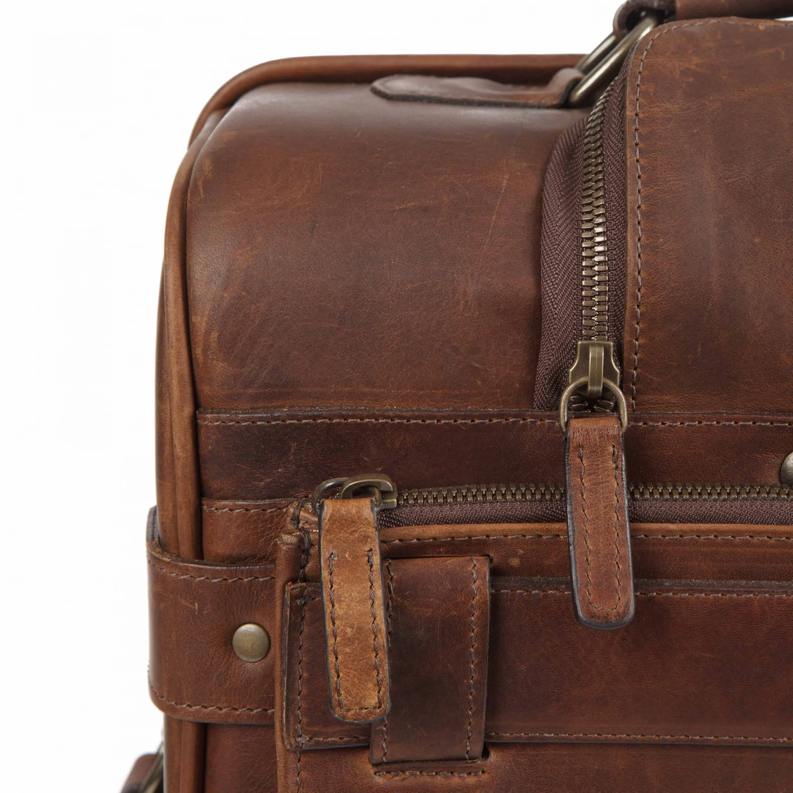 Parker Carry-On Suitcase in Baldwin Oak by Moore & Giles