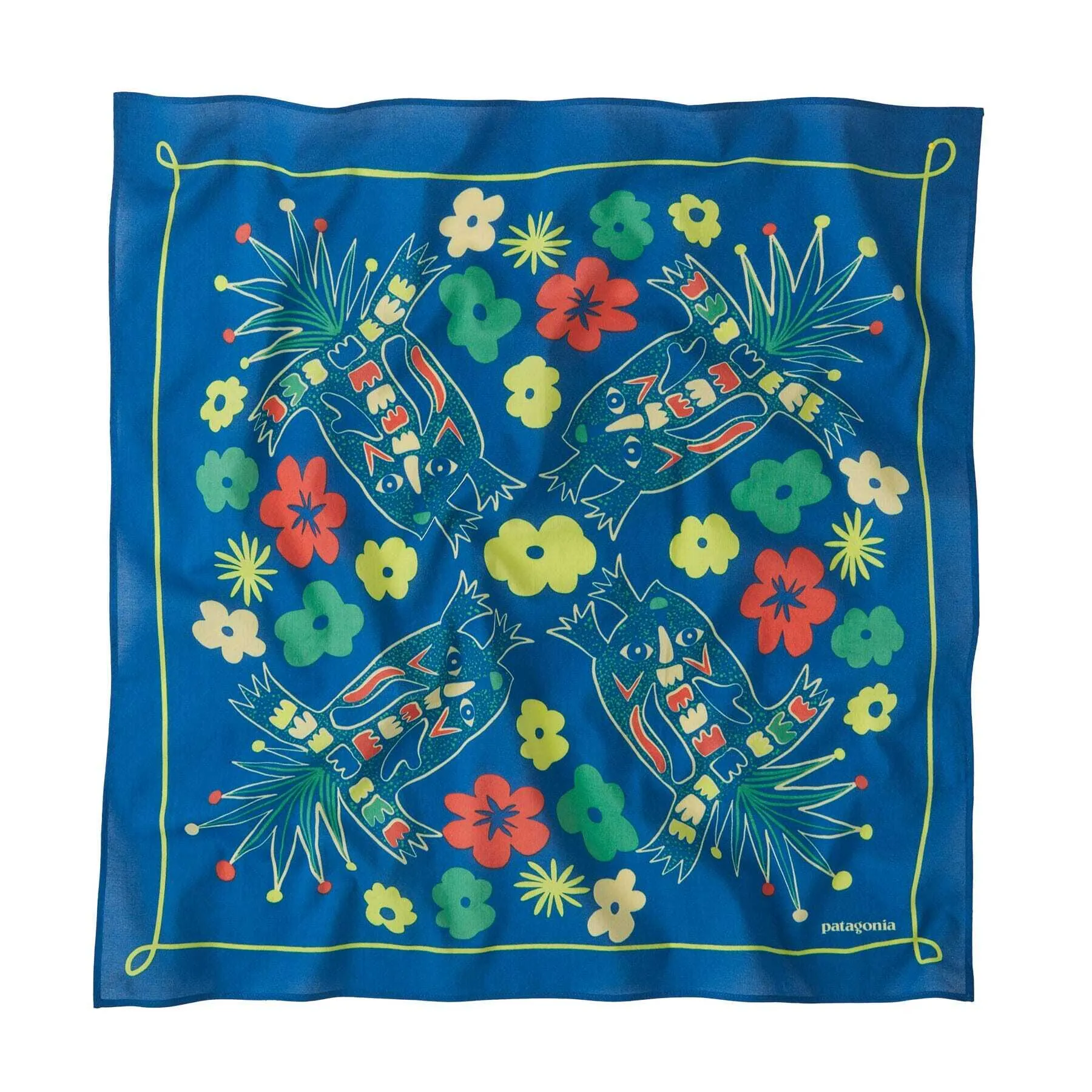 Patagonia Bandana, Skunk Parade: Endless Blue