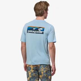 Patagonia Cap Cool Daily Tee - Boardshort Logo: Chilled Blue