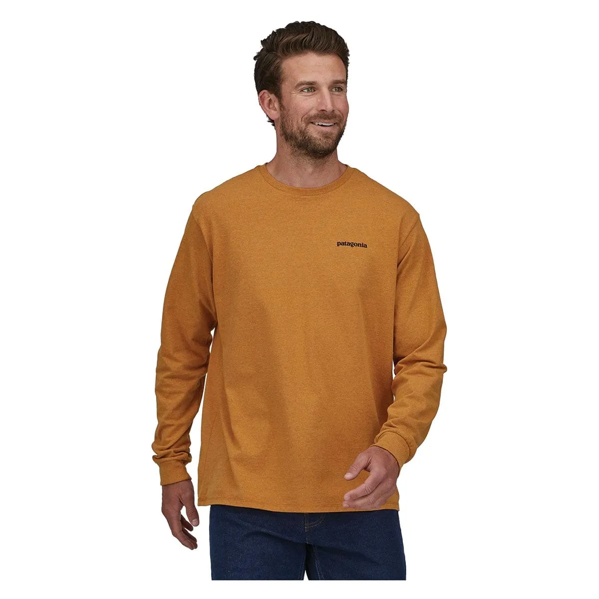 Patagonia Long-Sleeved P-6 Logo Responsibili-Tee