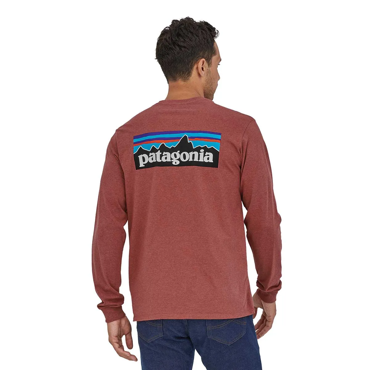 Patagonia Long-Sleeved P-6 Logo Responsibili-Tee