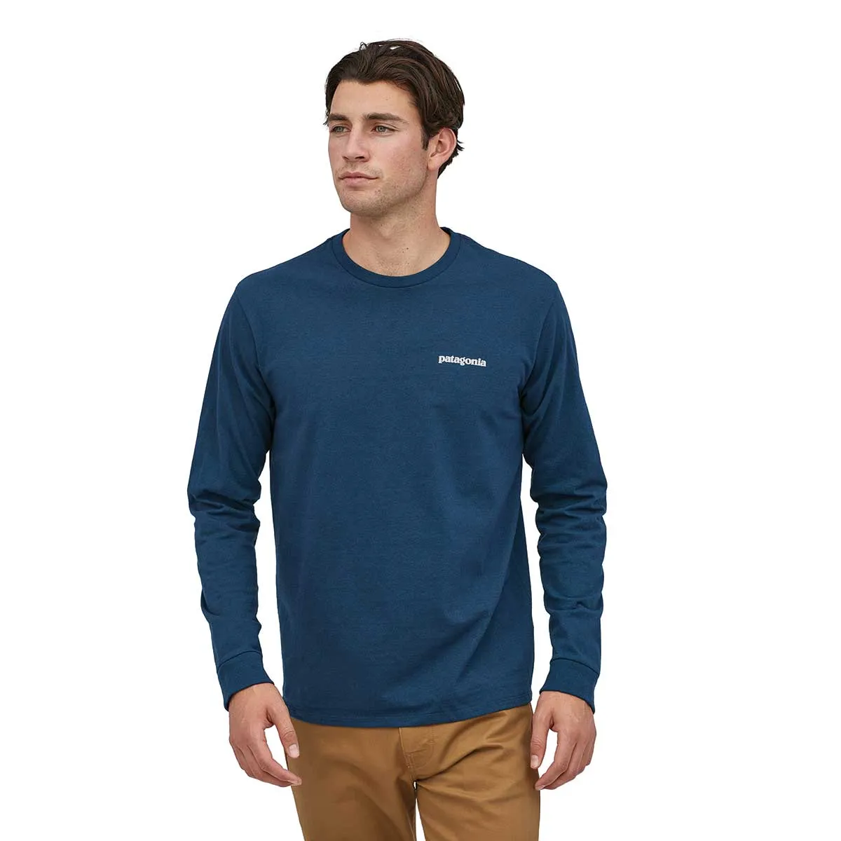 Patagonia Long-Sleeved P-6 Logo Responsibili-Tee