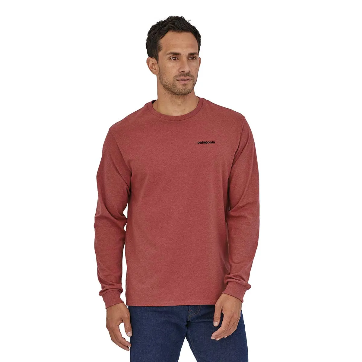 Patagonia Long-Sleeved P-6 Logo Responsibili-Tee