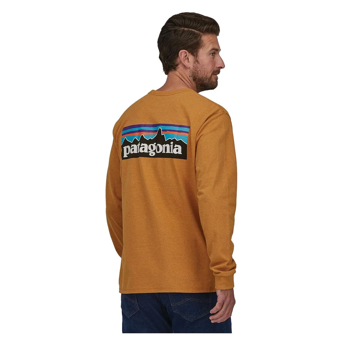 Patagonia Long-Sleeved P-6 Logo Responsibili-Tee