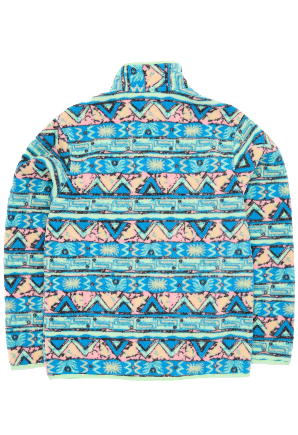 Patagonia Men's Lightweight Synchilla Snap-T Pullover - High Hopes Geo: Salamander Green