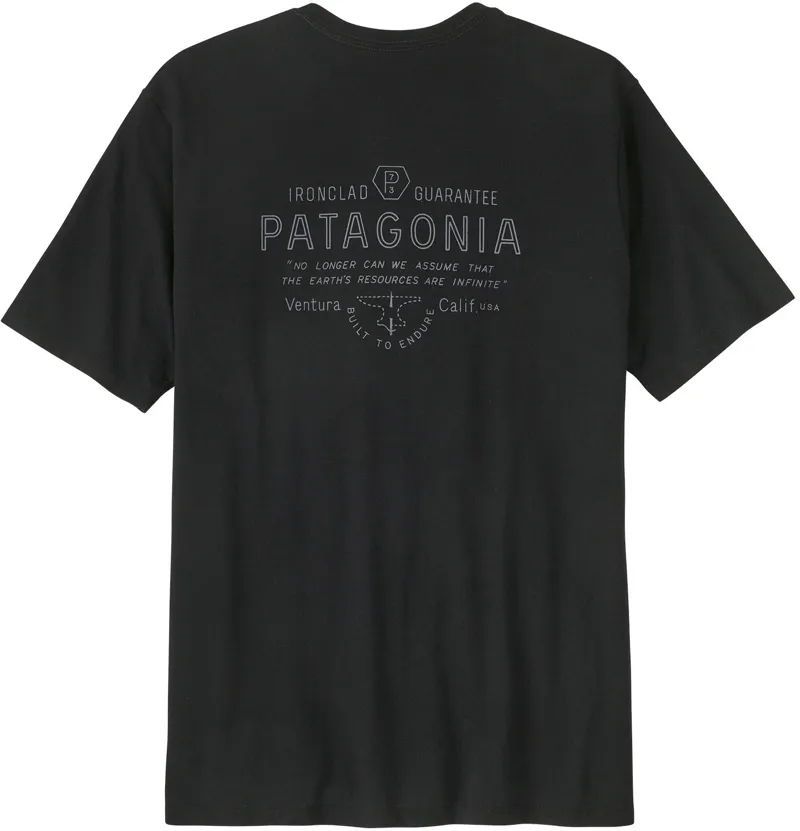 Patagonia Mens Forge Mark Responsibili-Tee - Black