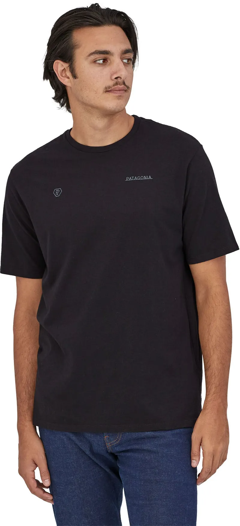 Patagonia Mens Forge Mark Responsibili-Tee - Black