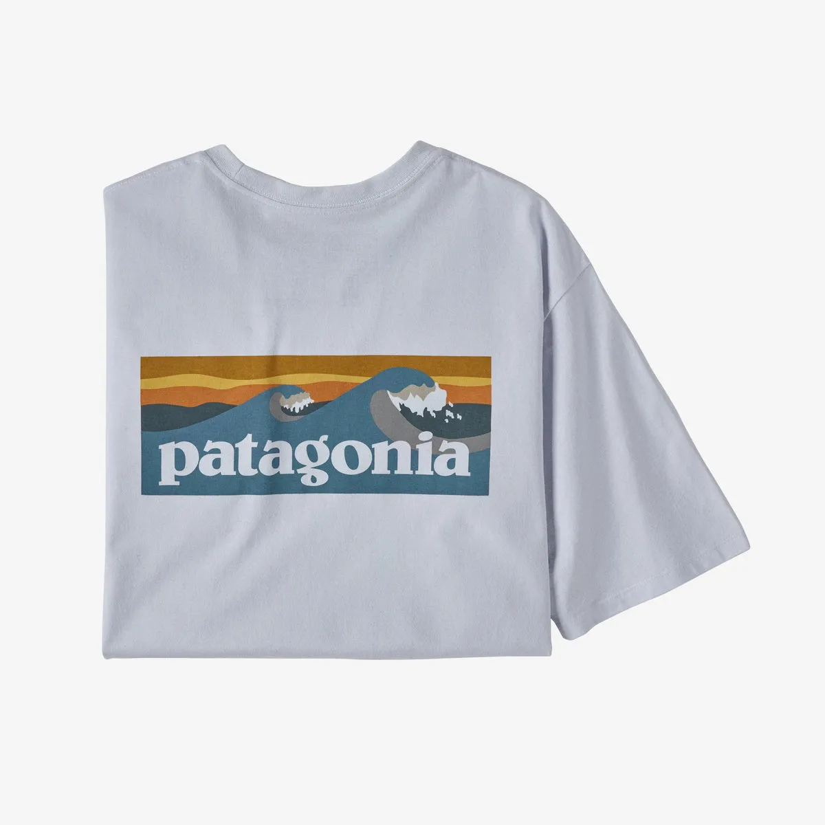 Patagonia - M's Boardshort Logo Pocket Responsibili-Tee  - White-