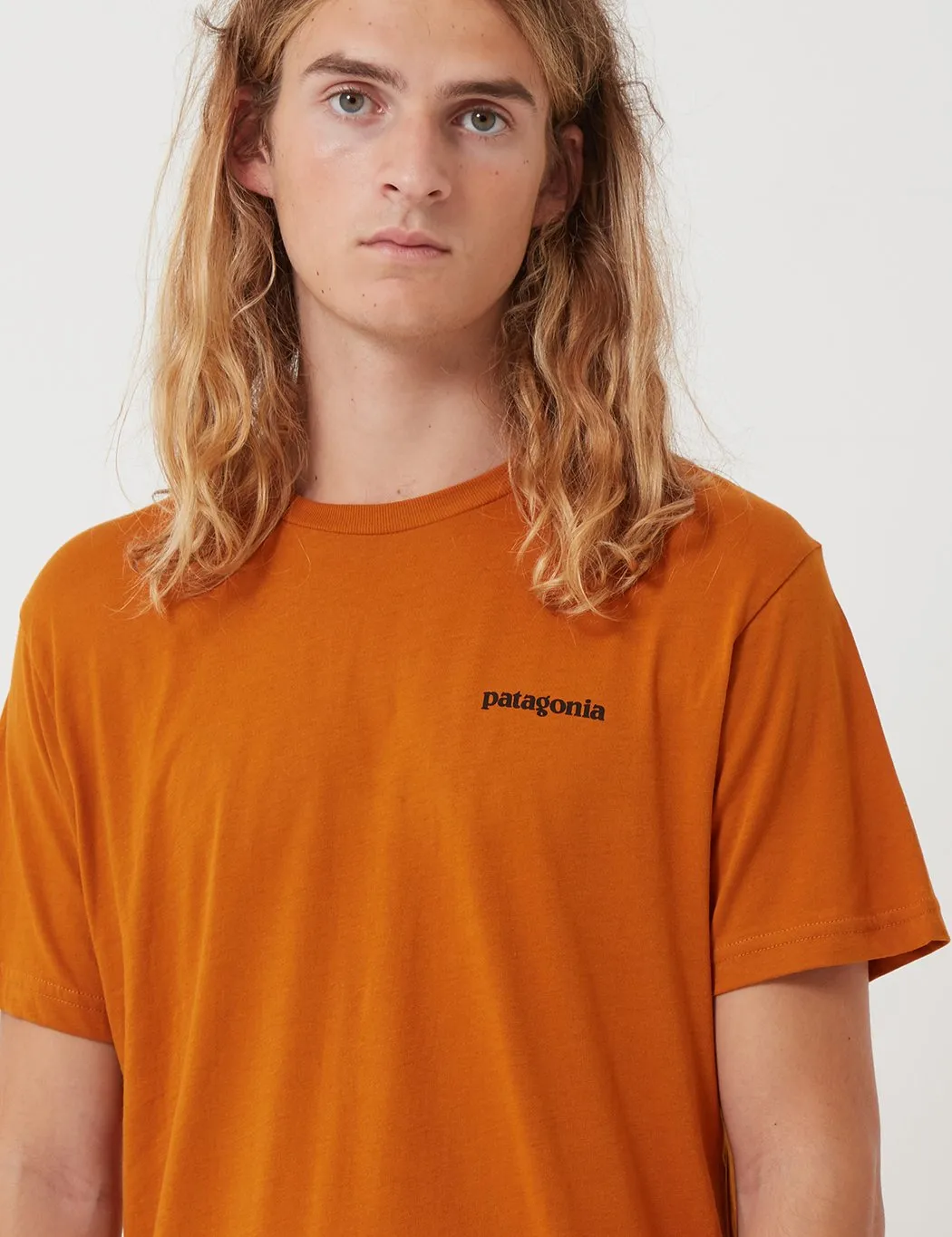 Patagonia P-6 Logo Organic T-Shirt - Hammonds Gold