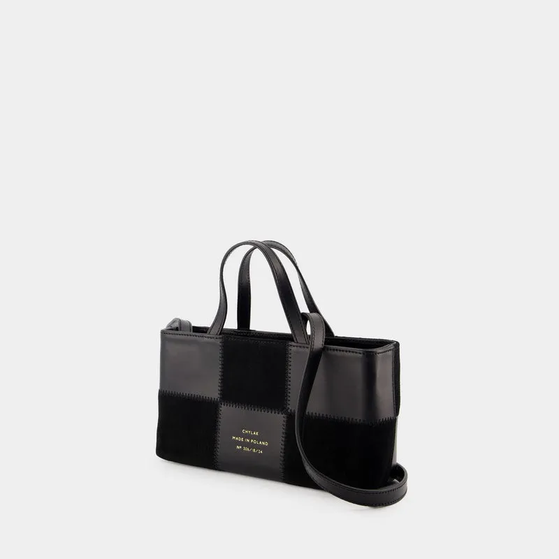 Patchwork Tote - Chylak - Leather - Black