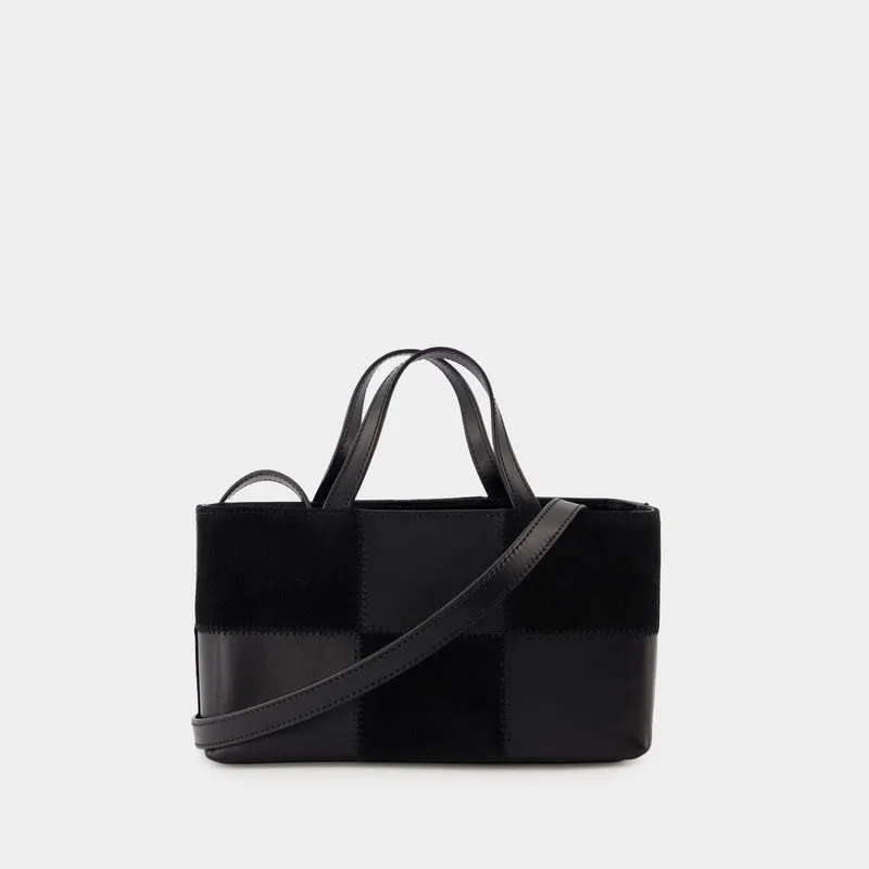 Patchwork Tote - Chylak - Leather - Black