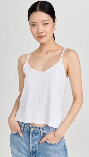 perfectwhitetee   Sabrina Pointelle Tank 