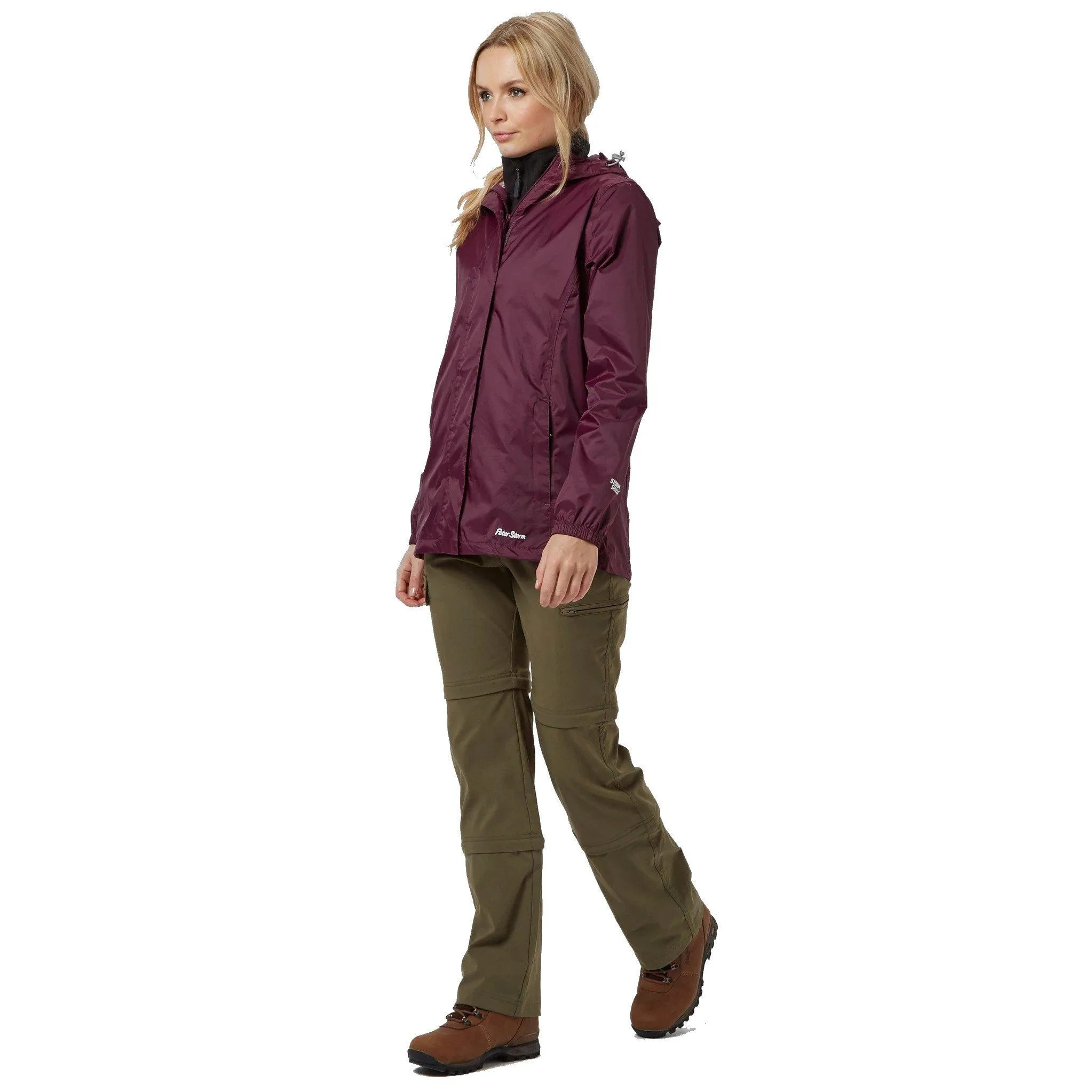 Peter Storm Women's Packable Hooded Waterproof Jacket - Purple | George Fisher