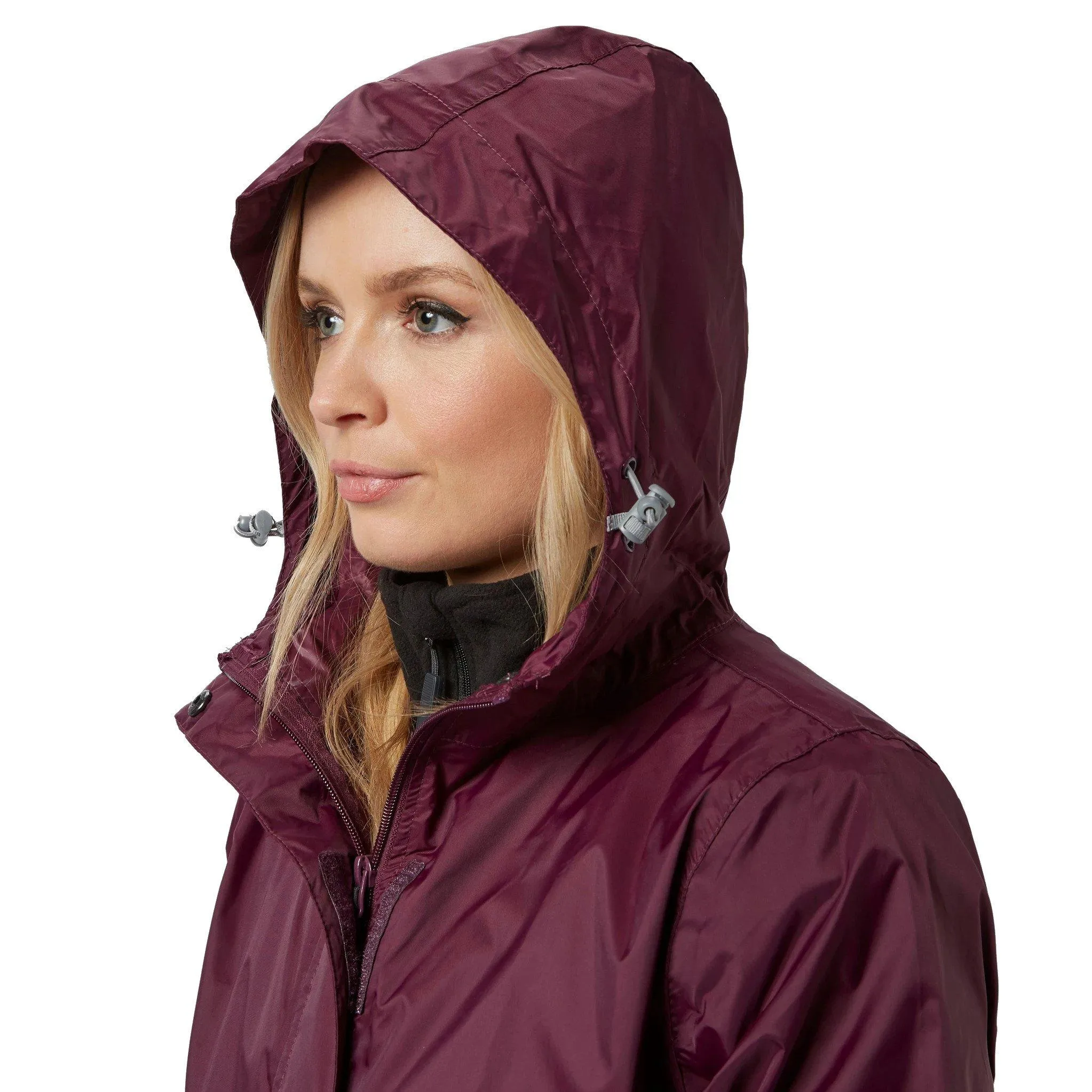 Peter Storm Women's Packable Hooded Waterproof Jacket - Purple | George Fisher