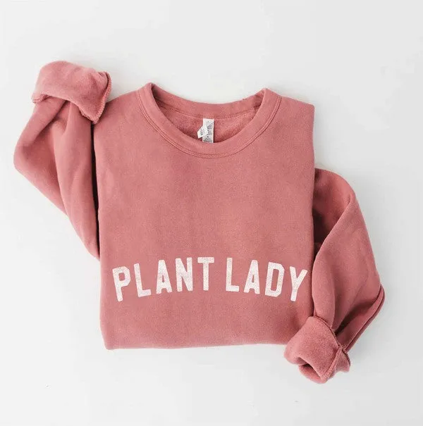 Plant Lady Unisex Crewneck Pullover Sweatshirt