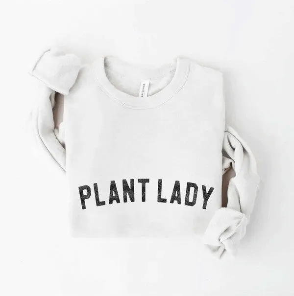 Plant Lady Unisex Crewneck Pullover Sweatshirt