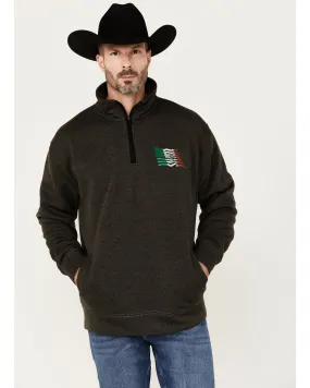 Product Name:  Cowboy Hardware Men's Mexico American Flag Cadet Pullover