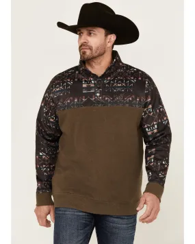 Product Name:  Hooey Men's Canyon Heathered Southwestern Block Pullover