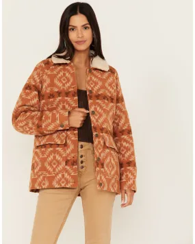 Product Name:  Shyanne Women's Southwestern Blanket Sherpa Lined Jacket