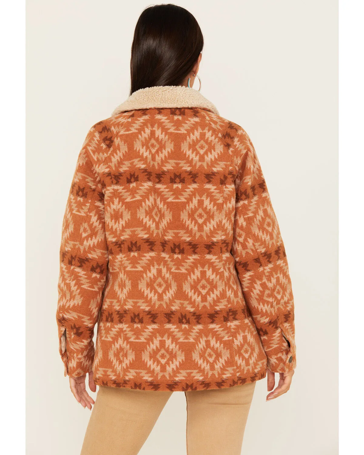 Product Name:  Shyanne Women's Southwestern Blanket Sherpa Lined Jacket