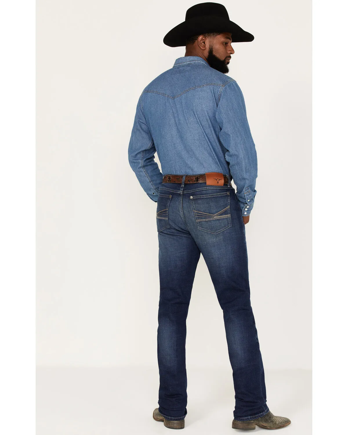 Product Name:  Wrangler 20X Men's 44MWX Fawnbrook Dark Wash Slim Straight Stretch Denim Jeans