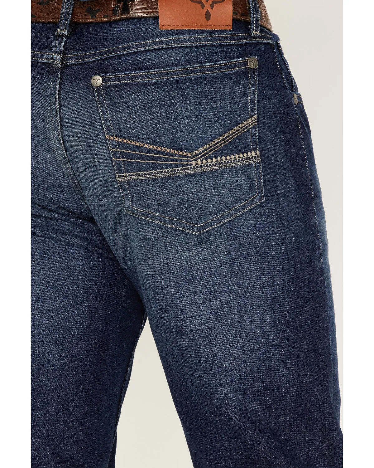 Product Name:  Wrangler 20X Men's 44MWX Fawnbrook Dark Wash Slim Straight Stretch Denim Jeans