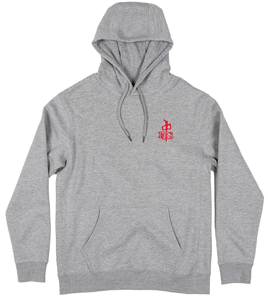 RDS OG Emblem Embroidered Hoodie, Athletic Grey