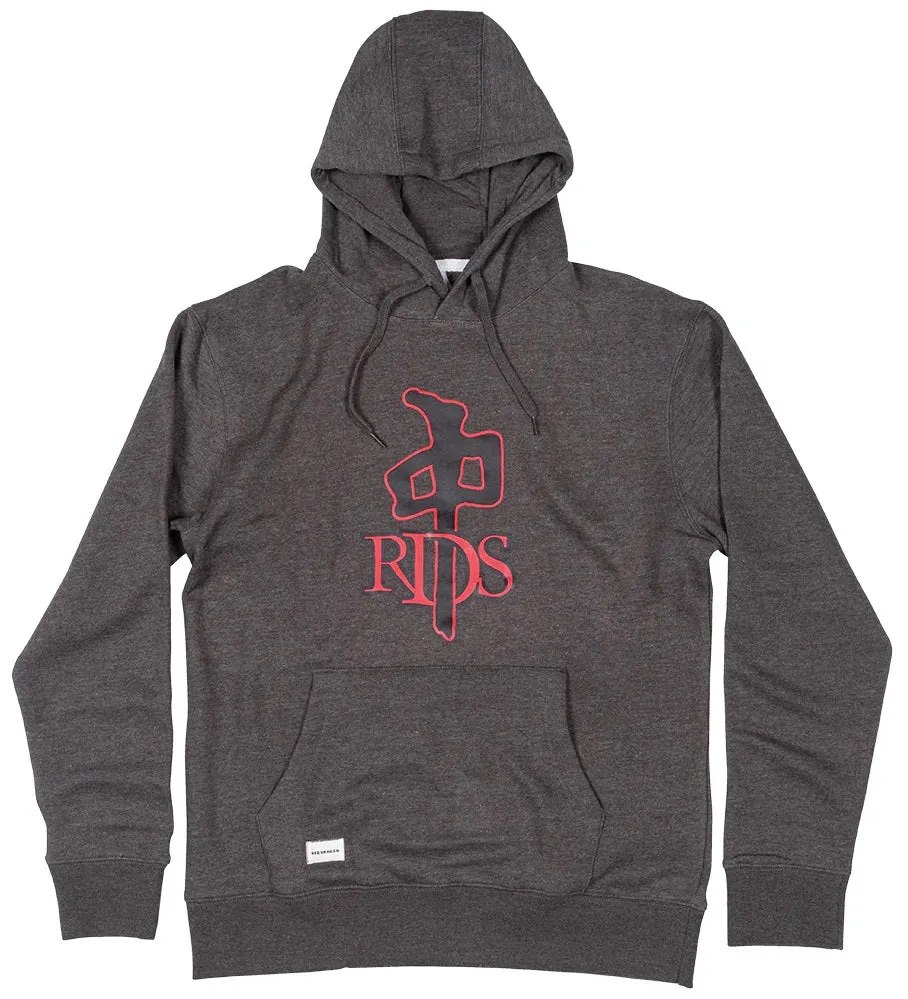 RDS OG Hoodie, Charcoal Black Red