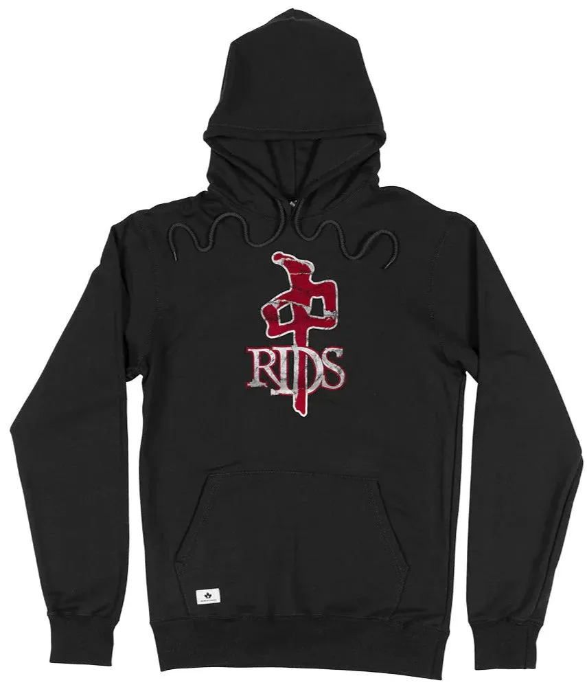 RDS Worn & Torn Hoodie, Black