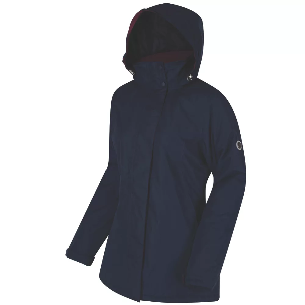 Regatta Blanchet II  Womens Waterproof Insulated Jacket Navy Size 12 - Screwfix