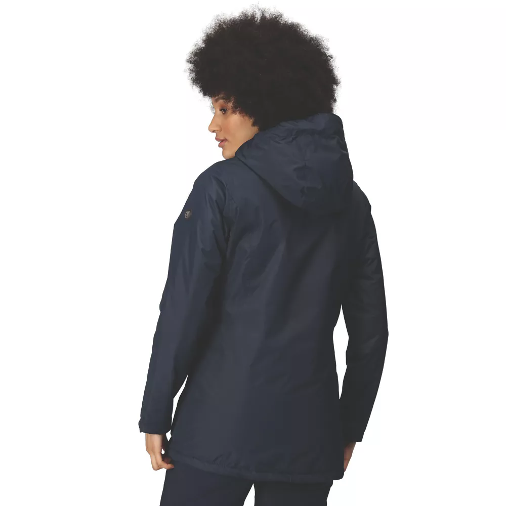 Regatta Blanchet II  Womens Waterproof Insulated Jacket Navy Size 12 - Screwfix